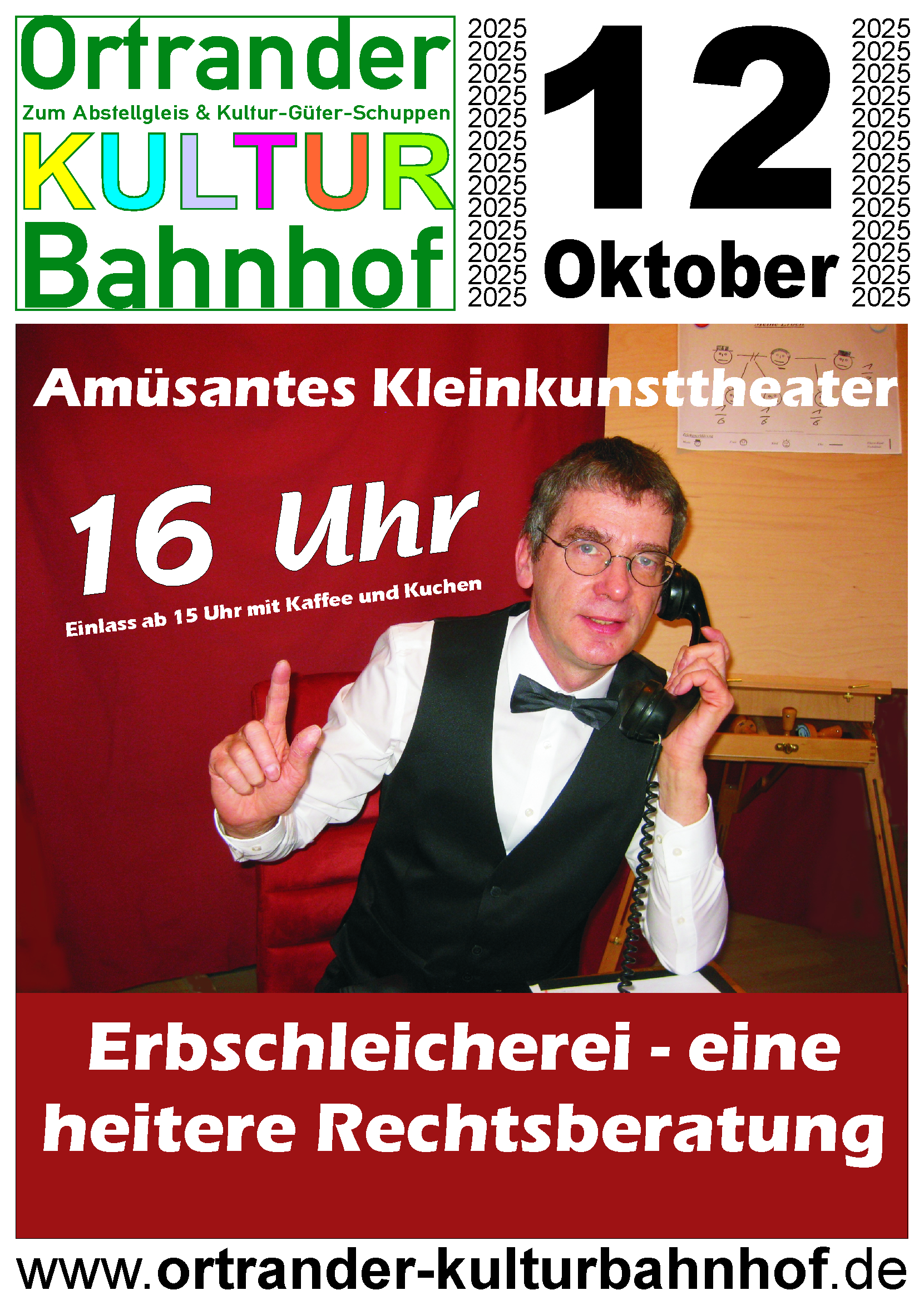 Ortrand Kleinkunsttheater KB 12.10.2025