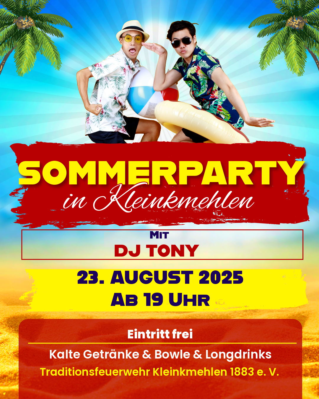 Plakat letzte Seite Kleinkmehlen Sommerfest