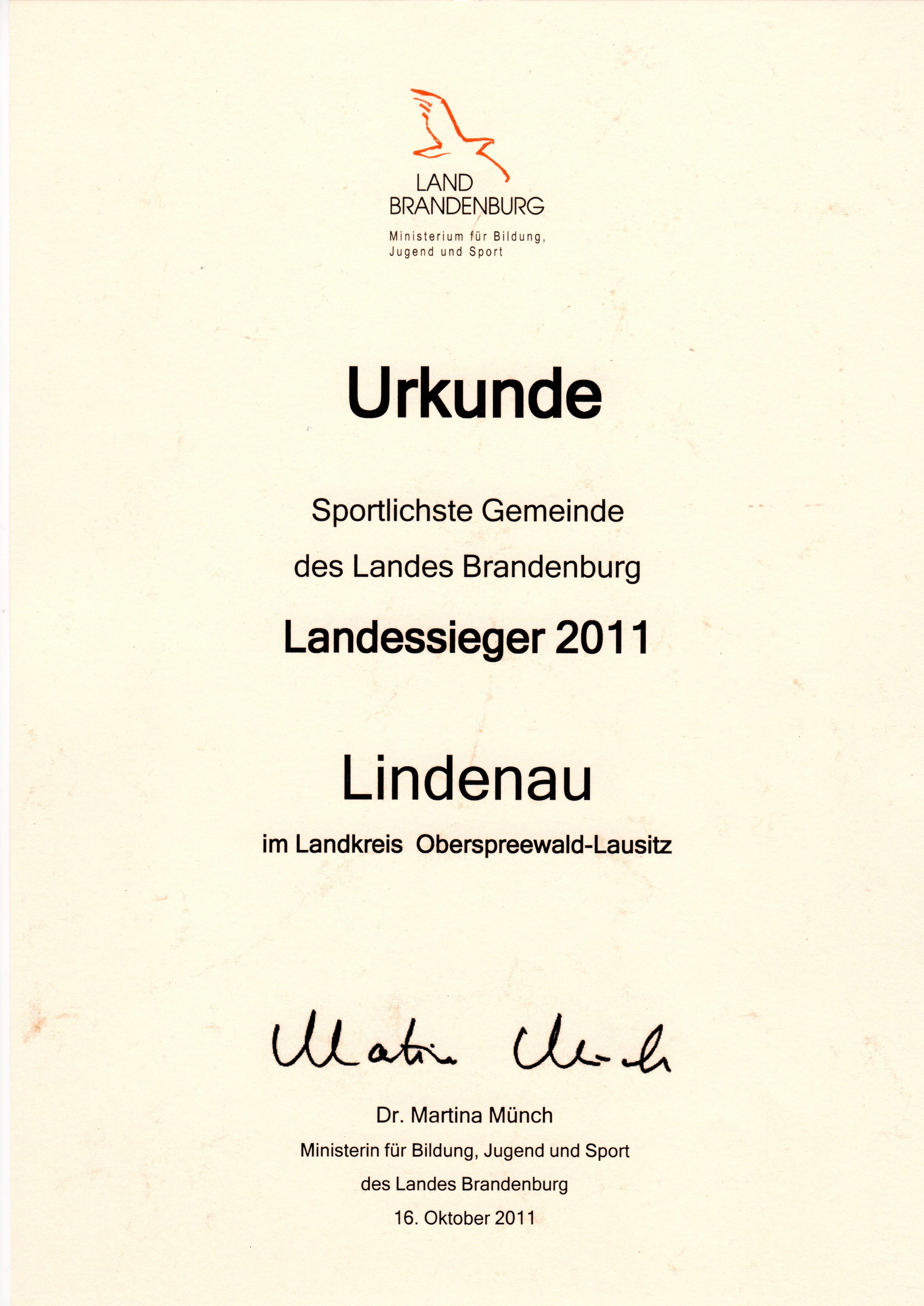 Sportlichste Gemeinde 2011